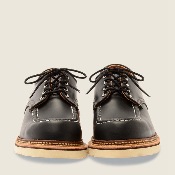 Red Wing Oxford Black - Mens Classic - Chrome Leather - 9873-QBREG